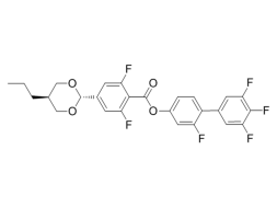 "2,3′,4′,5′-Tetrafluoro[1,1′-biphenyl]-4-yl 2,6-difluoro-4-(trans-5-propyl-1,3-dioxan-2-yl)benzoate